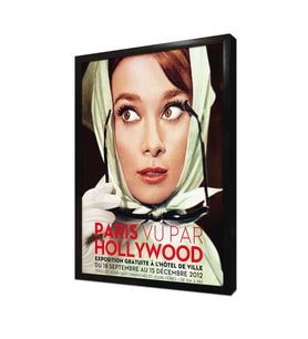 Audrey Hepburn Çerçeveli Mdf Tablo