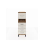 Kronos Dolap Tek Raflı 5 Çekmeceli 44x59x134 Çam-Aytaşı