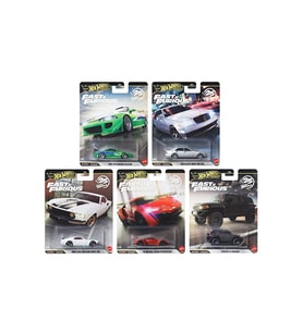Hot Wheels Premium Fast & Furious 25. Yıl Seti 2026 Diecast 5’Li Koleksiyon Araba