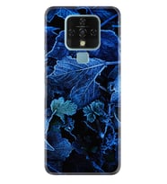 Tecno Camon 16 18P Pova Pova 3 Pova Neo Kılıf Desemli Silikon Blue Foid 1628