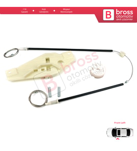 Toyota Corolla E10 AE100 E100 1991-1999 3/4/5 Kapı 6980212140 İçin Ön Sol Cam Kriko Tamir Seti