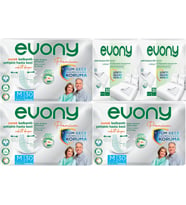 Evony Premium Hasta Bezi Yetişkin Bel Bantlı Tekstil Yüzey Orta 90 Adet+ Yatak Koruyucu Örtü 60 Adet