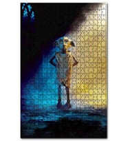 Cakapuzzle Dobby Ev Elf Harry Potter Görseli Puzzle Yapboz MDF (Ahşap) (120 Parça)
