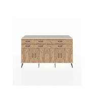 Kronos Konsol 3 Raflı 6 Çekmeceli 4 Kapaklı 176x59x99 Aytaşı-Çam
