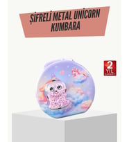 Eğitici Şifreli Çocuk Para Kasası Dayanıklı Metal