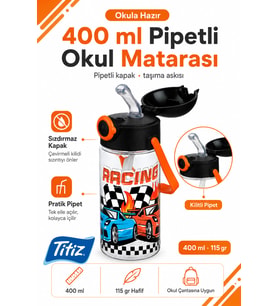 Çocuk Okul Su Matarası 400 ml