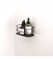 TEKNOTEL YAPIŞKANLI BANYO&MUTFAK RAFI MAT SİYAH GRENA SERİ ST121
