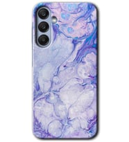 Galaxy A25 Kılıf HD Desen Baskılı Kılıf - Spots Lilac