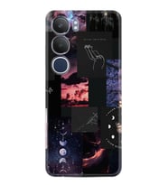 Vivo Y19S Kılıf Boutique Baskılı Resimli Ay Pattern Pcode -030