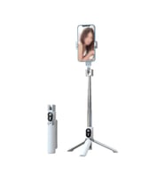 Zore P60 Plus Çok Fonksiyonlu Selfie Çubuğu (Beyaz)