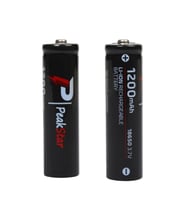 3.7 V 1200 Mah Şarj Edilebilir 18650 Turbo Model Li-Ion Şarjlı Pil