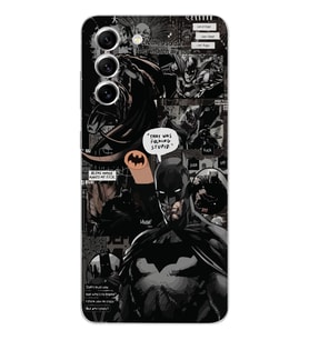 Samsung Galaxy S21 FE Uyumlu Batman Aesthetic Tasarımlı Şeffaf Telefon Kılıfı