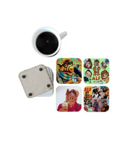 Ghostbastır Design Alf Dekoratif Ahşap Bardak Altlığı Seti 0101