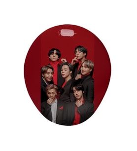 Bts Baskılı Bilek Destekli Mouse Pad