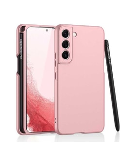 Galaxy S22 Plus Kılıf Zore Kalemli Kıpta Kılıf (Rose)