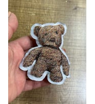 10X8 CM ŞİŞME AYI ARMA ÇANTA HOBİ AKSESUARI DİKİŞ ARMA