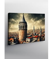 Kanvas Tablo Galata Kulesi