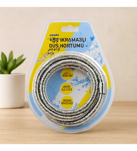 150 cm Metal Duş Hortumu 360° Döner