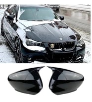 Bmw E90 LCI Batman Yarasa Ayna Kapağı Parlak Siyah ABS 2008 2009 2010 2011