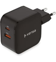 50W Çift Portlu Akıllı Hızlı Şarj Type-C PD + USB-A QC QC-90