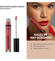 Cosmetics Matte Queen Lipstick 10 Her Favorite Kalıcı Likit Ruj, Pembe