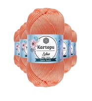 5 Adet Lotus Bikini Büstiyer Bluz Örgü İpi K218 Somon