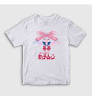 Presmono Unisex Çocuk Beyaz Serena Usagi V2 Sailor Moon Ay Savaşçısı T-Shirt 487577tt