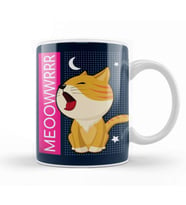 Cute Tiger Kitty Ca Kupa Bardak Porselen