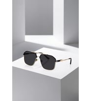 Polo Air UV400 Korumalı Metal Çerçeve Erkek Güneş Gözlüğü Siyah Gold Renk PLG-2121C4