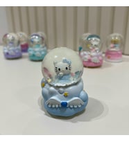 Hello Kitty Işıklı Mini Boy Kar Küresi Tky0384 (Bebe Mavisi)