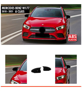 Mercedes Benz A Class W177 / 2018-2021 Uyumlu Batman Yarasa Ayna Kapağı