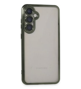Newface Samsung Galaxy S23 FE Kılıf Razer Lensli Silikon - Yeşil