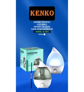 1300ml Ultrasonik Hava Nemlendirici ve Aroma Difüzörü, LED Işıklı