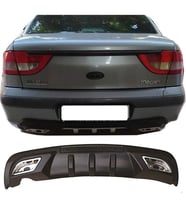 Renault Megane 1 Difüzör Difizör Siyah + Kare Egzoz Görünüm C Tip