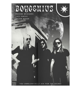 Fan Yapımı Boygenius Grup Afişi Tablo Ahşap Poster Dekoratif