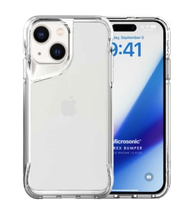 Microsonic Apple iPhone 15 Plus Kılıf Trex Bumper Şeffaf (Renksiz)