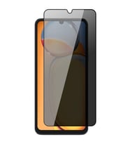 Xiaomi Redmi 13C Uyumlu Tam Kaplayan Hayalet Cam Siyah Karartma Ekran Koruyucu Cam Anti-Static Özellikli Siyah Çerçeveli