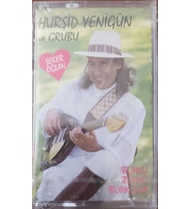 (Plak Değildir KASET tir) Hurşid Yenigün Ve Grubu Şeker Oğlan Türkü Türkü Türküler Açılmamış Jelatininde Kaset