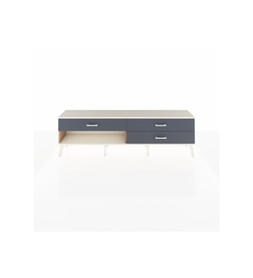 Arges TV Ünitesi 3 Çekmeceli  176x30x51 Çam-Aytaşı/Antrasit