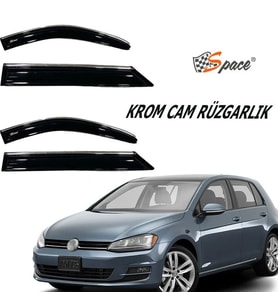 Krom Cam Rüzgarlığı 1.2Mm Volkswagen Golf 6 2009 4'Lü / Caru445