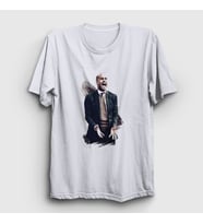 Presmono Unisex Beyaz Soccer Futbol Josep Pep Guardiola T-Shirt 340313tt