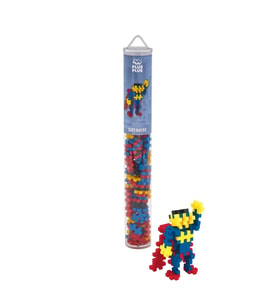 PLUS-PLUS SUPERHERO / 100 PCS TUBE