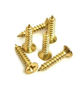 Klips, Menteşe, Ayak, Ağaç, Sunta Vidası 3x13 mm - Sarı 100 Adet