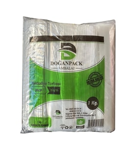 Doğanpack Şeffaf Naylon 1 lik 20x30 Cm. Bakkaliye Poşeti Torbası - 1 Kg. - 1 Paket