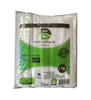 Doğanpack Şeffaf Naylon 1 lik 20x30 Cm. Bakkaliye Poşeti Torbası - 1 Kg. - 1 Paket