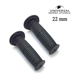 Chopper Cafe Racer Universal 22 mm Slikon Elcik Seti Siyah