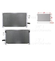 Klima Radyatörü 675x381x16 - 96409127 Wisco - Chevrolet Evanda 03 Ve Sonrası Uyumlu