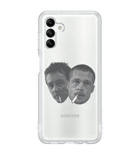 Samsung Galaxy A04S Uyumlu Fight Club Desenli Şeffaf Telefon Kılıfı