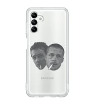 Samsung Galaxy A04S Uyumlu Fight Club Desenli Şeffaf Telefon Kılıfı