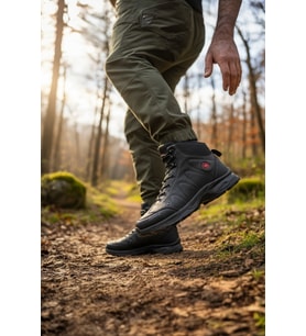 Enoch Erkek Siyah Büyük Numara Waterproof Yüksek Bilekli Outdoor Trekking ve Doğa Botu